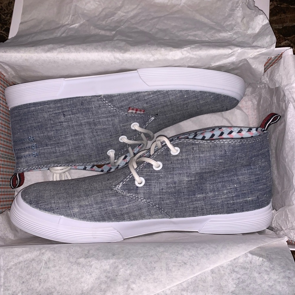 Ben Sherman Bristol Chukka Sneaker Navy Chambray - Picture 6 of 8